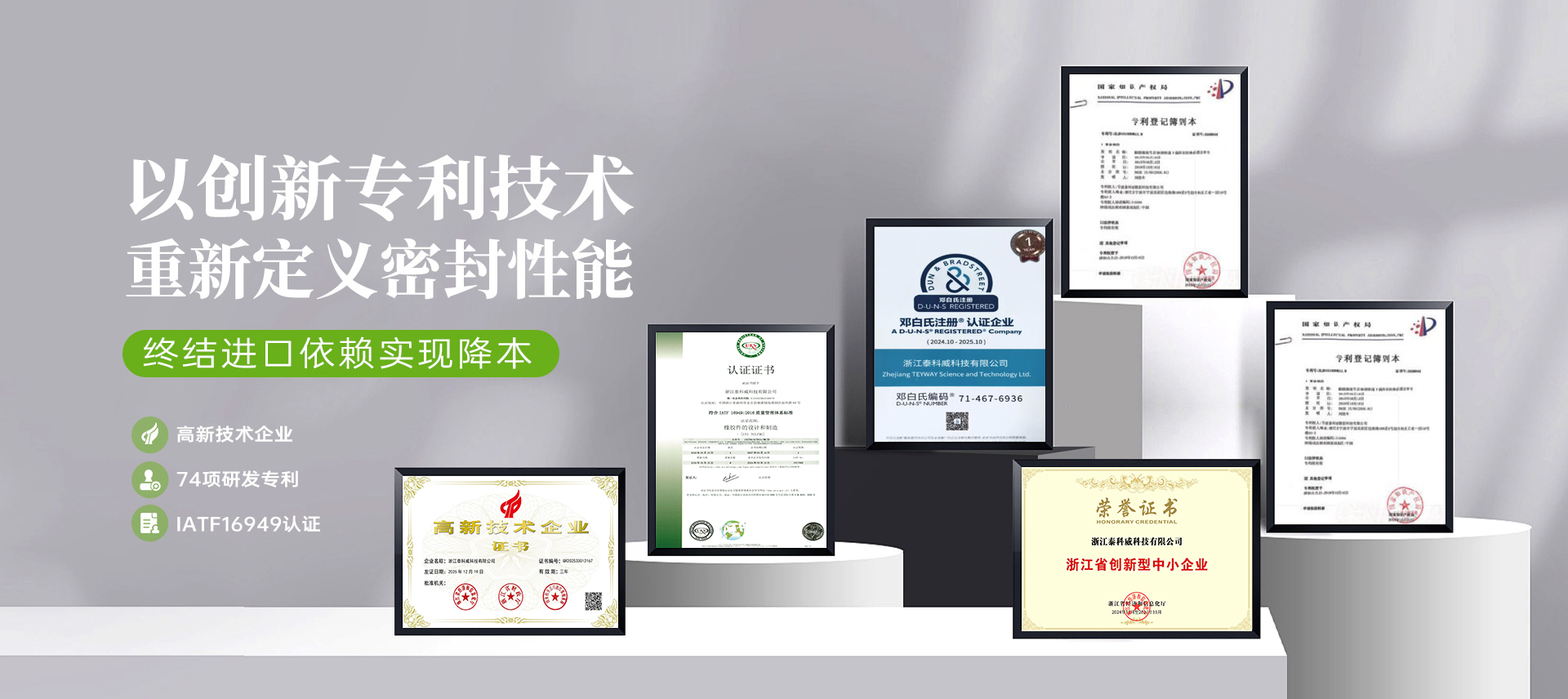 泰科威密封件以创新专利技术重新定义密封性能
